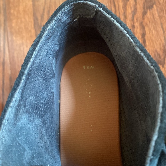 Toms Kaia Wedge Black Suede Booties - Picture 10 of 13